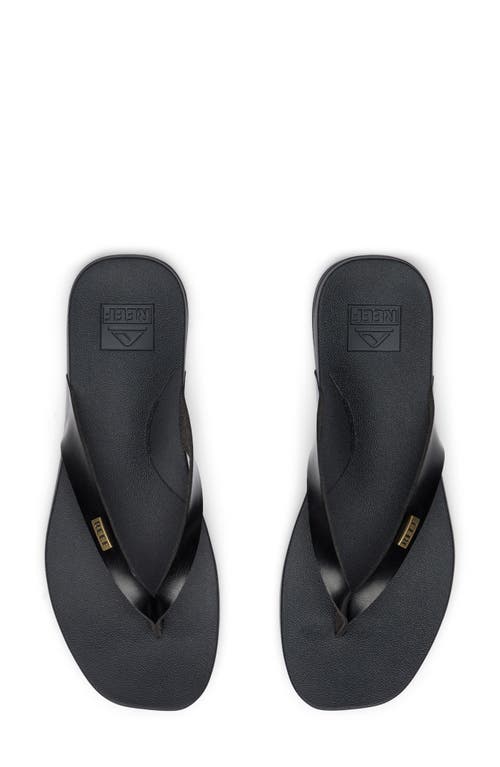 Reef Cushion Lune Flip Flop In Black