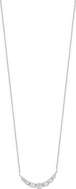 Carrière Jewelry Diamond Curve Pendant Necklace - 0.20ct.