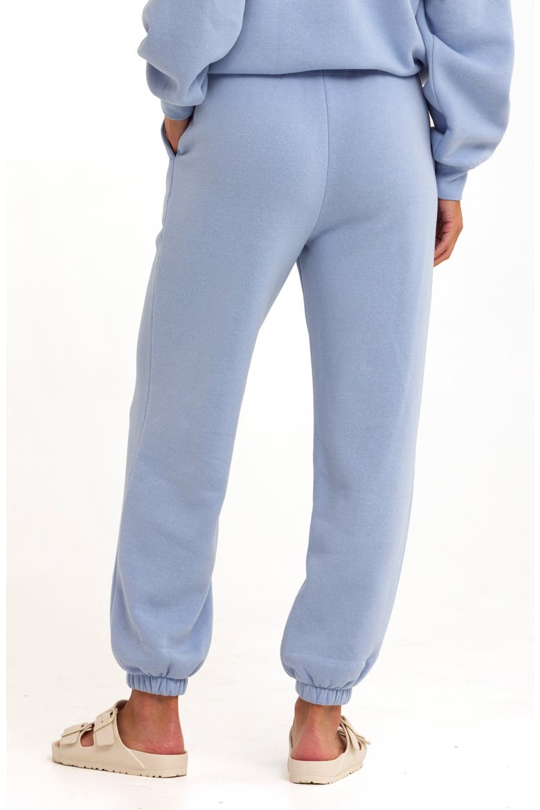 Jayla Fleece Sweatpants, Alternate, color, HIGH TIDE