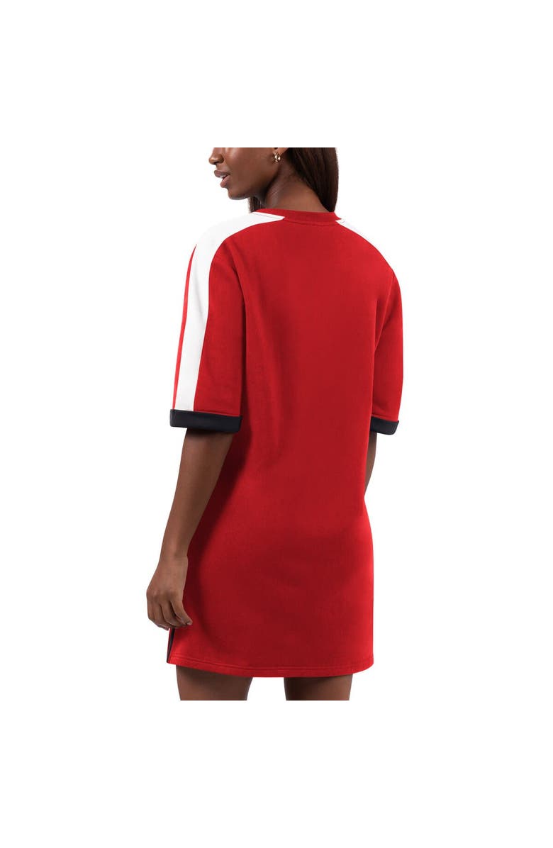 G-III 4HER BY CARL BANKS Women's G-III 4Her by Carl Banks Red Chicago Bulls Flag Sneaker Dress, Alternate, color, 