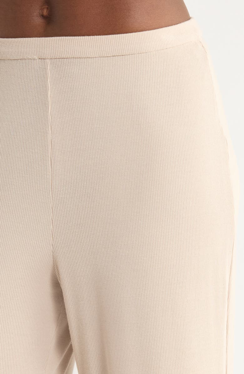 Natori Rib Essentials Pajamas, Alternate, color, Cashmere