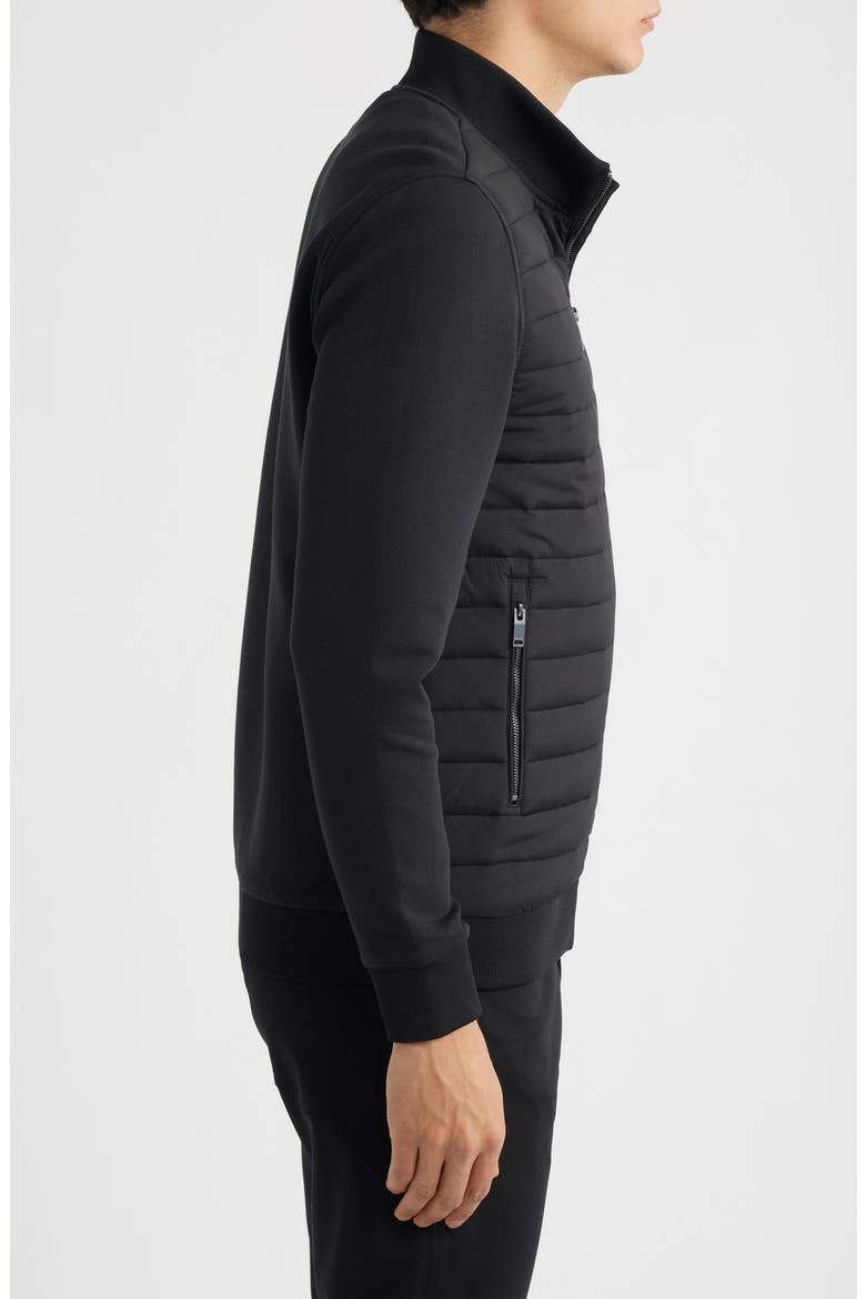 Freddie Mixed Media Jacket, Alternate, color, BLACK