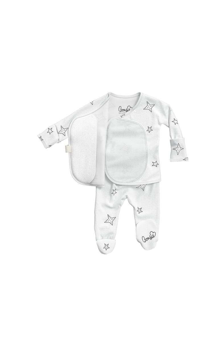 Bonsie Baby Skin to Skin Girl or Boy, Footie, Alternate, color, Stars