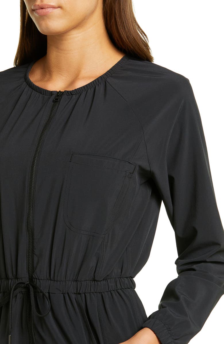 Zella Getaway Long Sleeve Zip-Up Jumpsuit, Alternate, color,
