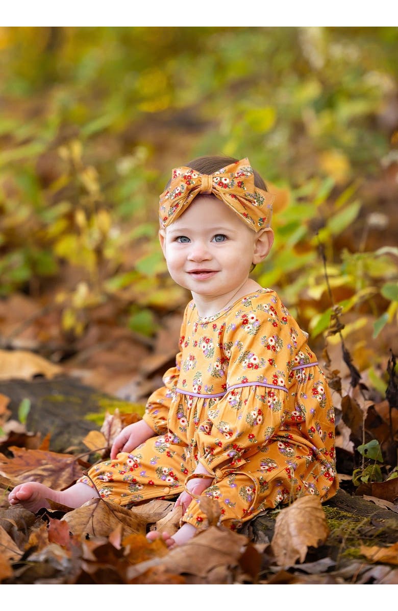 Mabel + Honey Olivia Romper, Alternate, color, Yellow