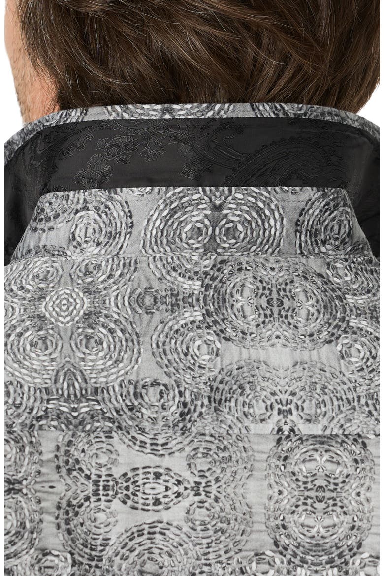 Eastlake Long Sleeve Stretch Cotton Shirt, Alternate, color, CHARCOAL