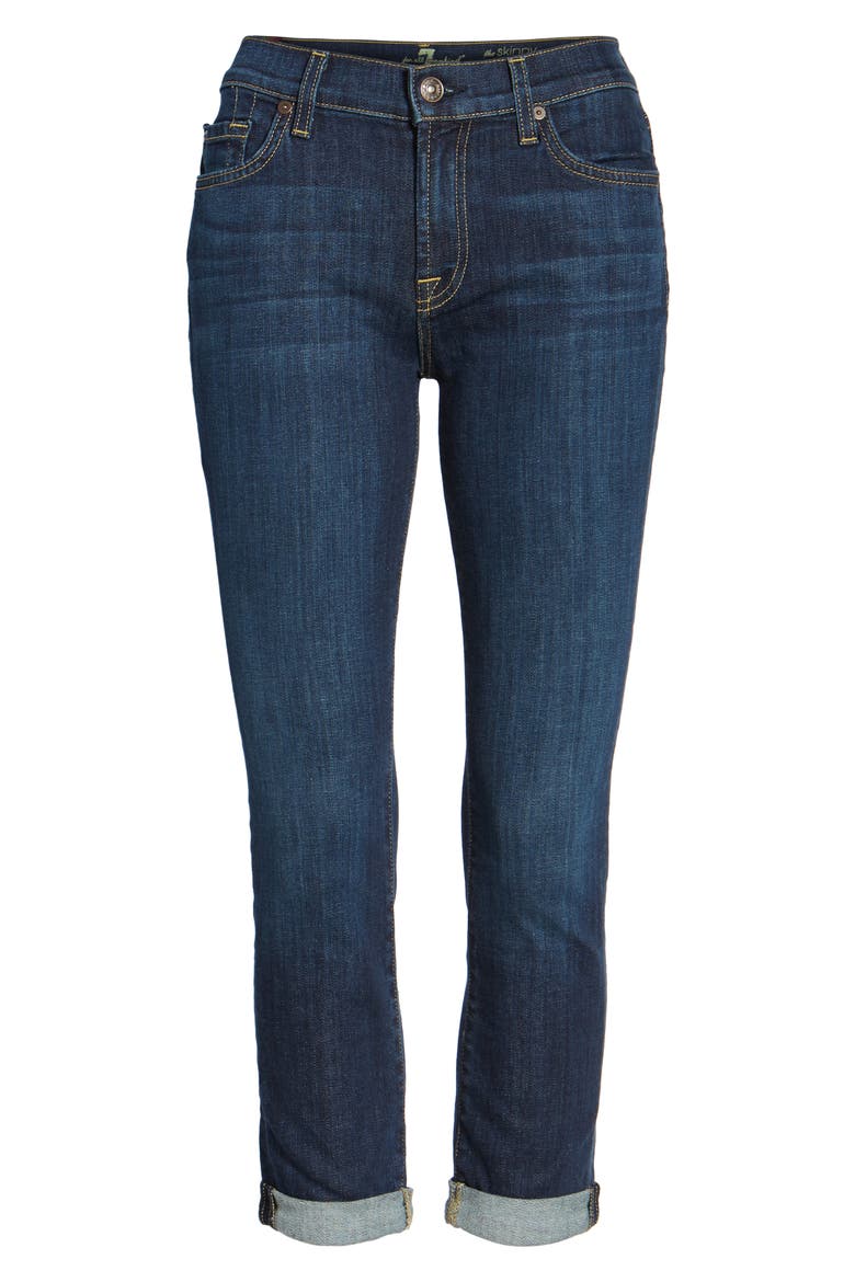 Crop Skinny Jeans, Main, color, NOUVEAU NEW YORK DARK