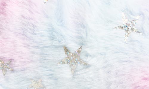 Capelli New York Kids' Faux Fur Unicorn Bag In Pink