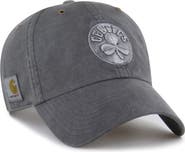 CARHARTT X 47 Men's Carhartt x '47  Charcoal Boston Celtics Clean Up Adjustable Hat