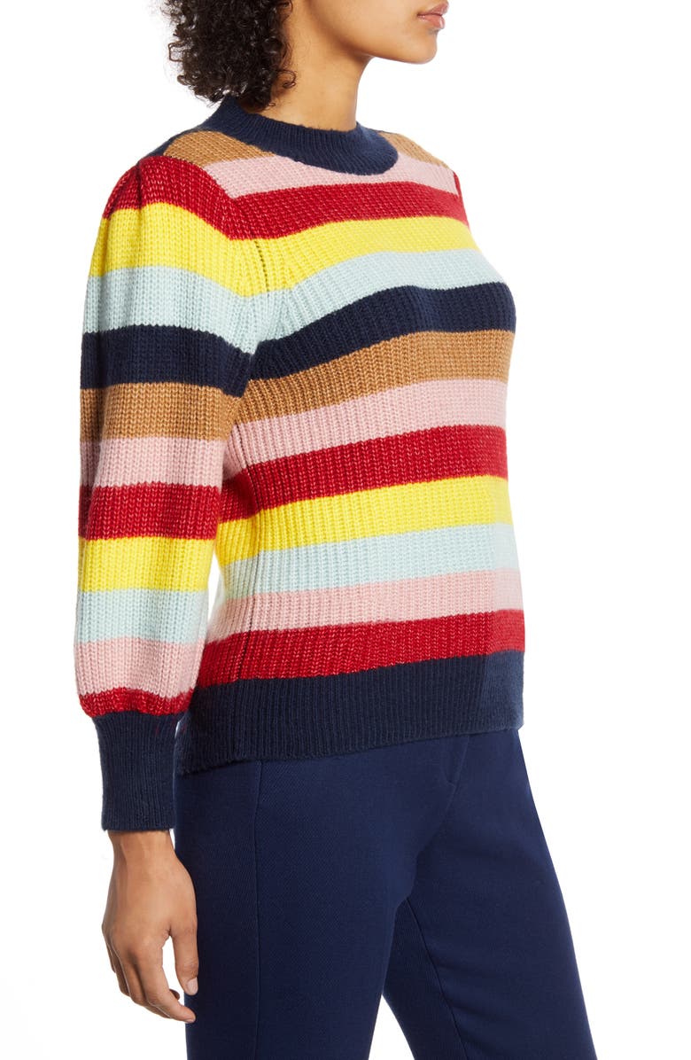 Halogen<sup>®</sup> x Atlantic-Pacific Blouson Sleeve Sweater, Alternate, color, 