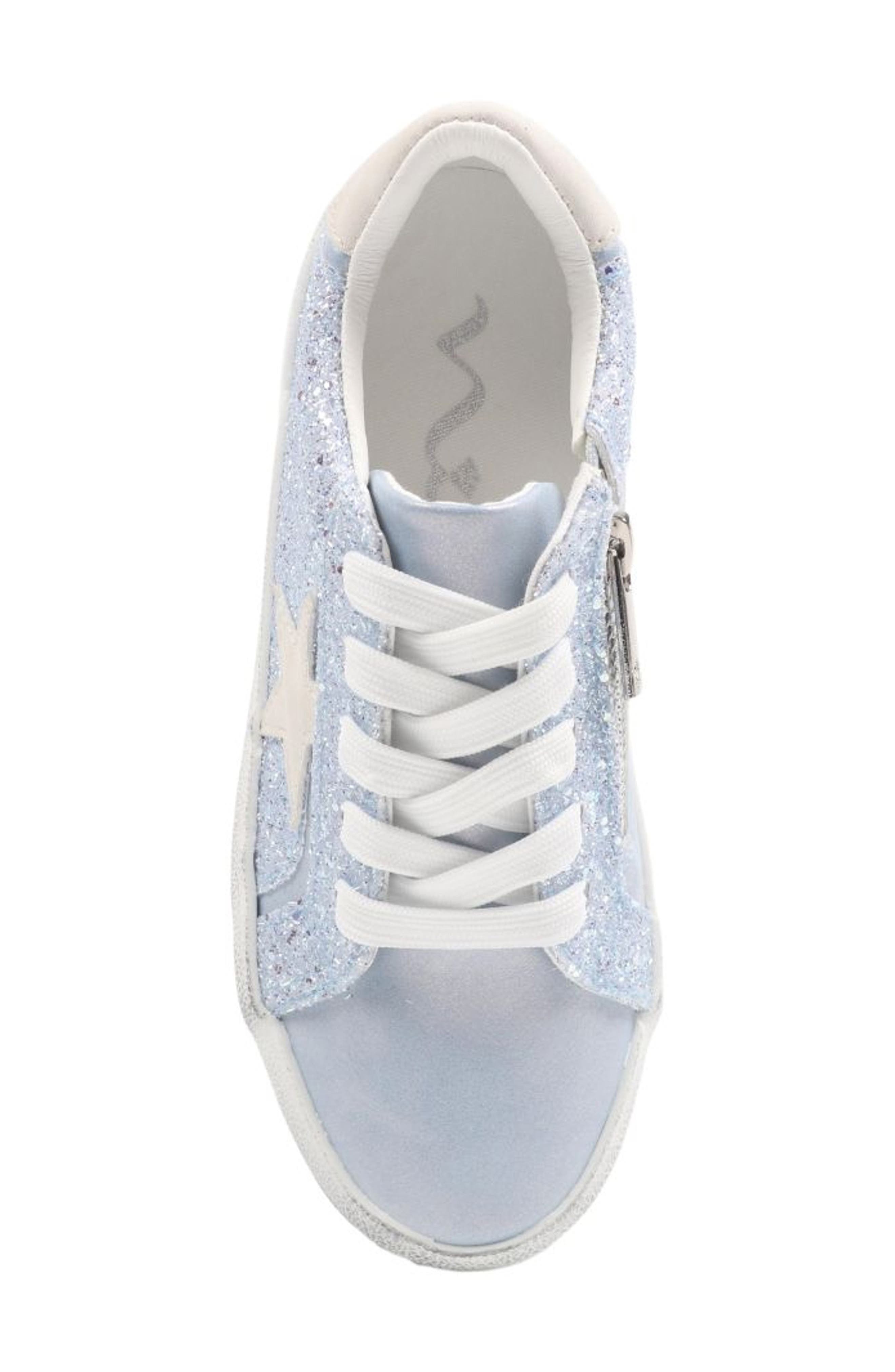 Nina Kids' Koryana Sneaker, Alternate, color, Blue Glitter