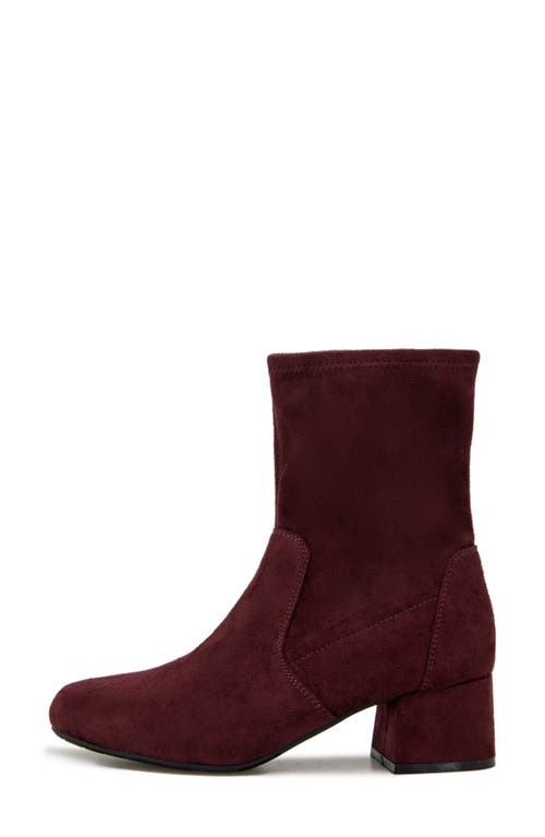 Reaction Kenneth Cole Road Stretch Bootie In Burgundy