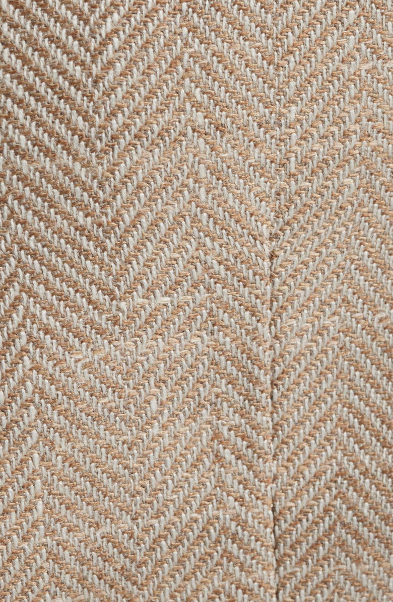 Peter Millar Hyperlight Soft Tan Wool & Silk Blend Herringbone Sport Coat, Alternate, color, Tan