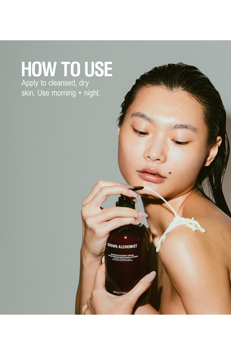 GROWN ALCHEMIST Restorative Body Cream Moisturizer with Shea Butter, Jojoba Oil & Vitamin E, Alternate, color, 