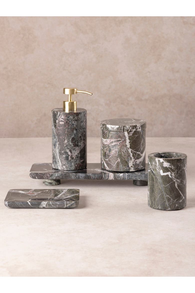 Jardin Verde Levanto Bath Set, Alternate, color, Deep Forest Green