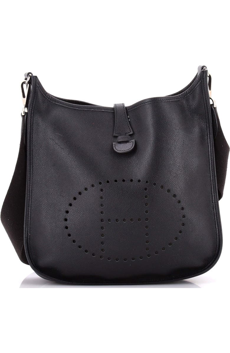 Pre-Owned Hermes Evelyne Bag Gen II Epsom PM, Main, color, Noir