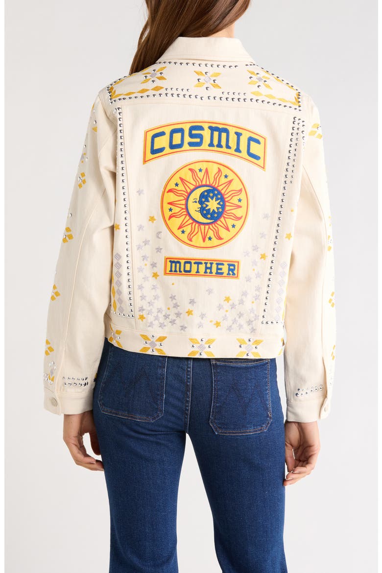 The Bruiser Cropped Denim Jacket, Alternate, color, ALL NATURAL