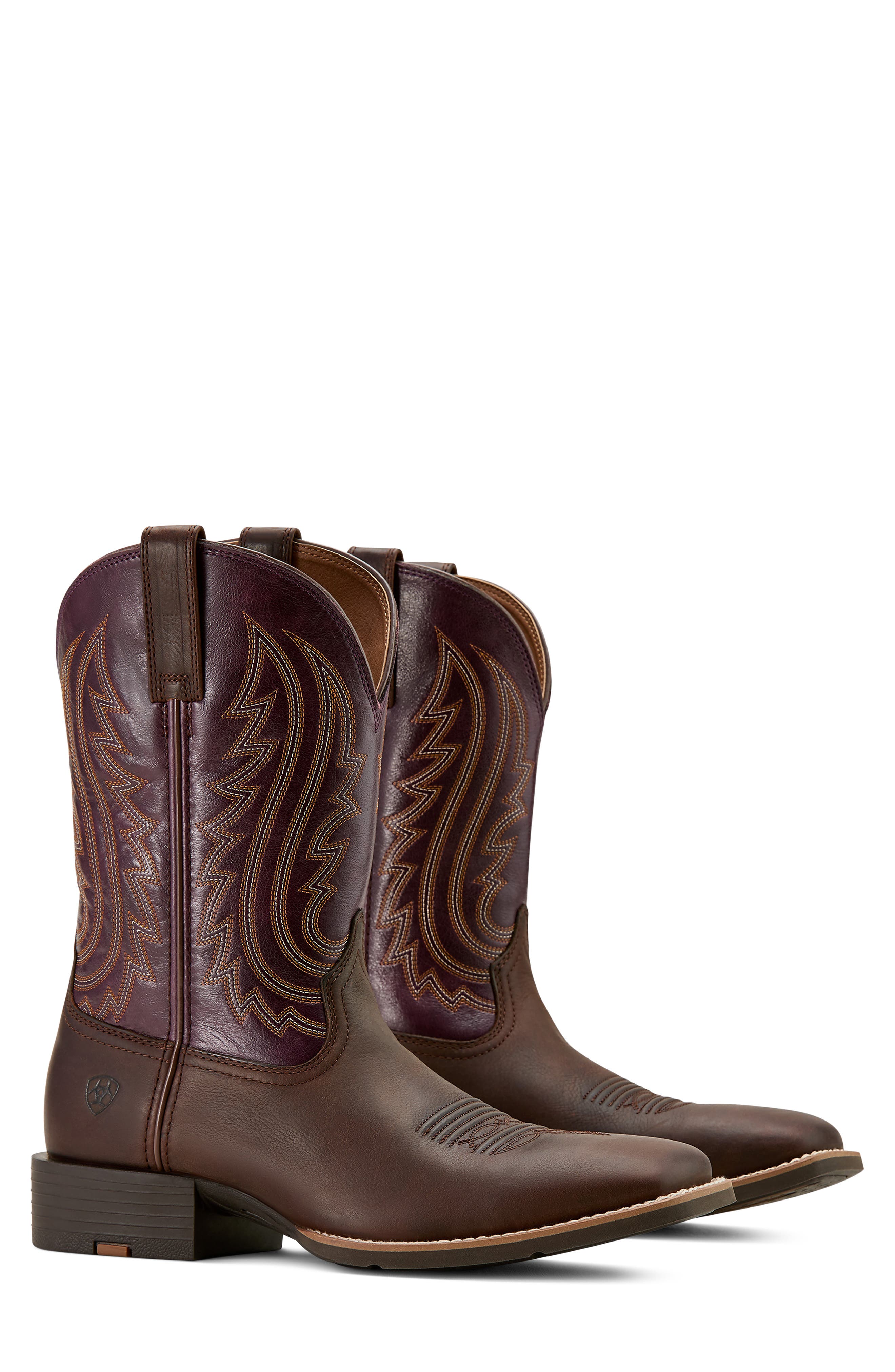 Sport Big Country Leather Western Boot, Alternate, color, BROWN