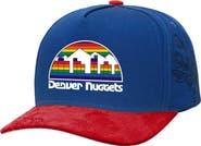 Mitchell & Ness Men's Mitchell & Ness  Blue/Red Denver Nuggets May Flowers Adjustable Hat