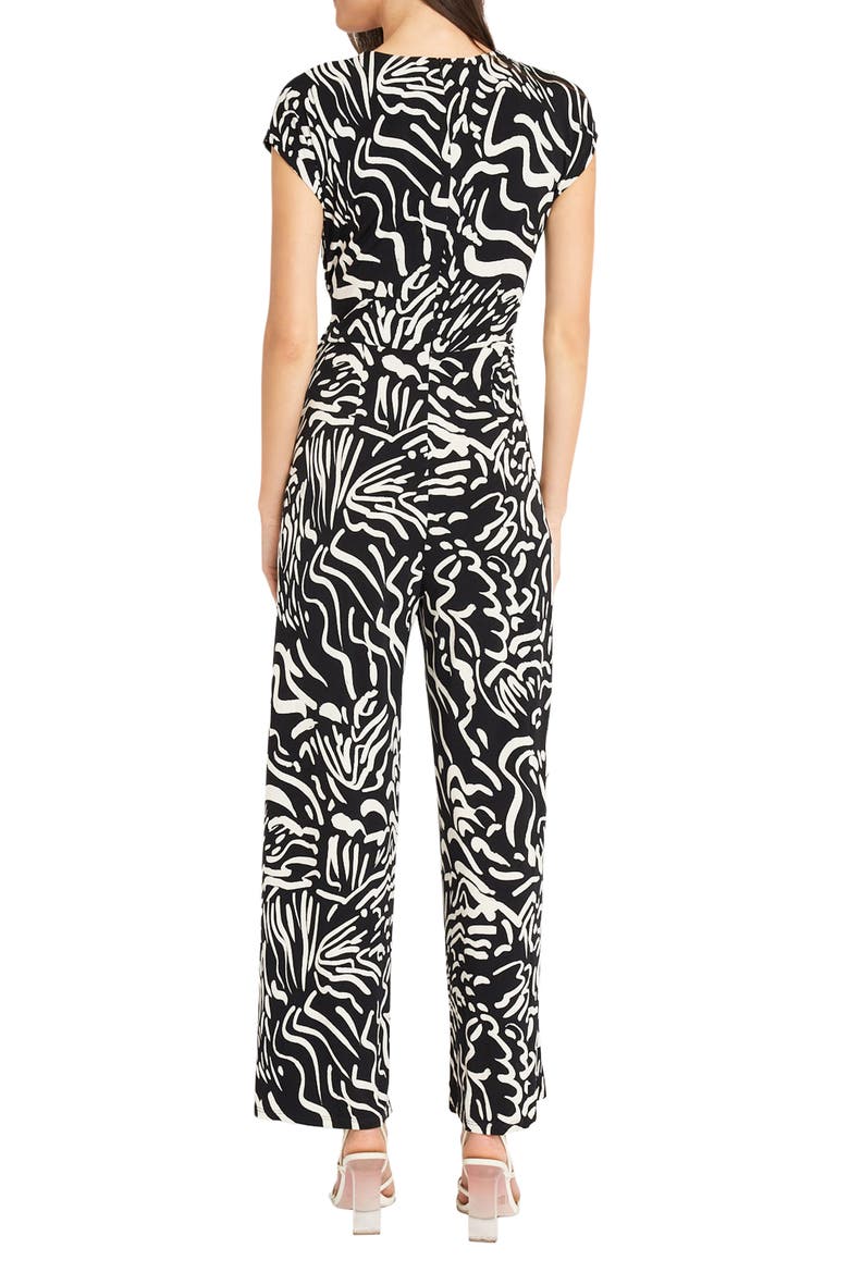 Front Tie Jumpsuit, Alternate, color, SW BLACK