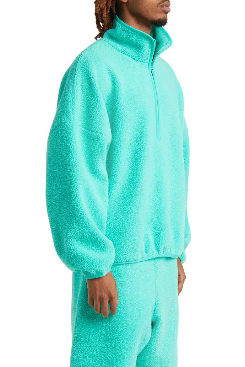 Half Zip Pullover, Alternate, color, MINT LEAF