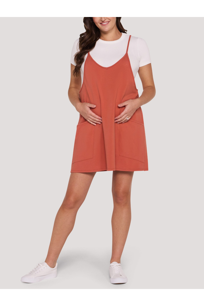 Sleeveless Relaxed Fit Dress Romper, Alternate, color, Aragon