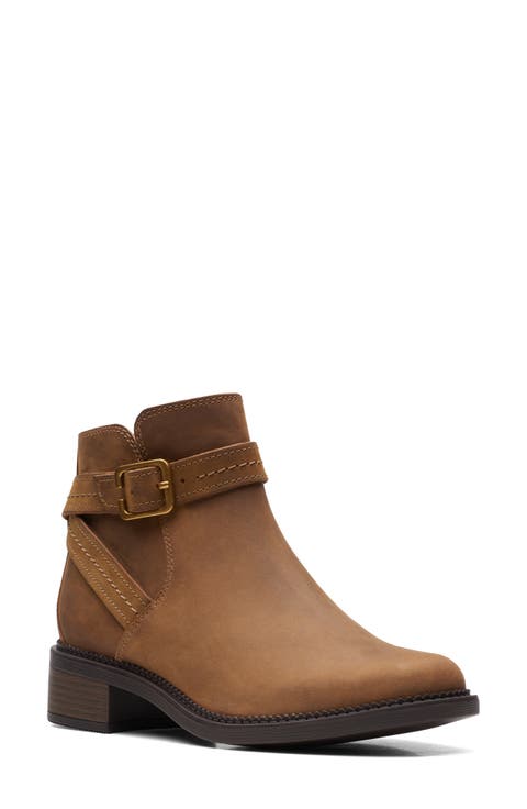 Maye Buckle Strap Boot (Women)