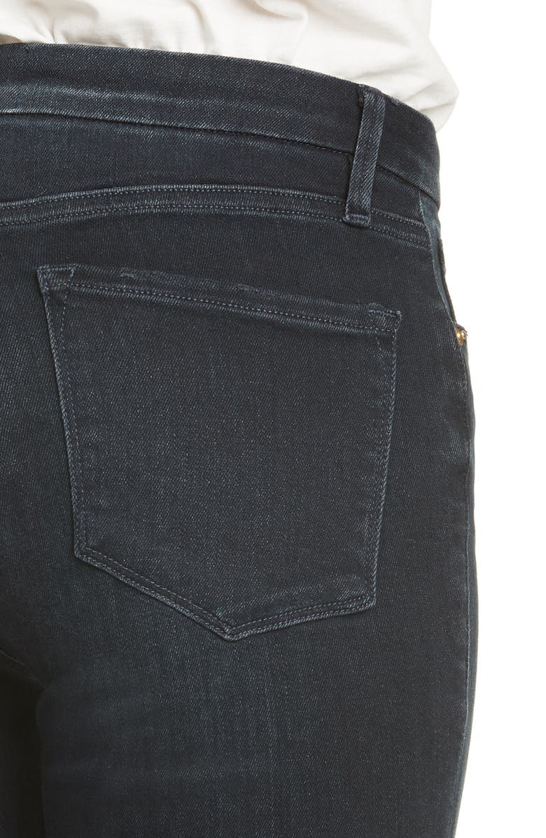 FRAME Le Crop Mini Raw Hem Bootcut Jeans, Alternate, color,