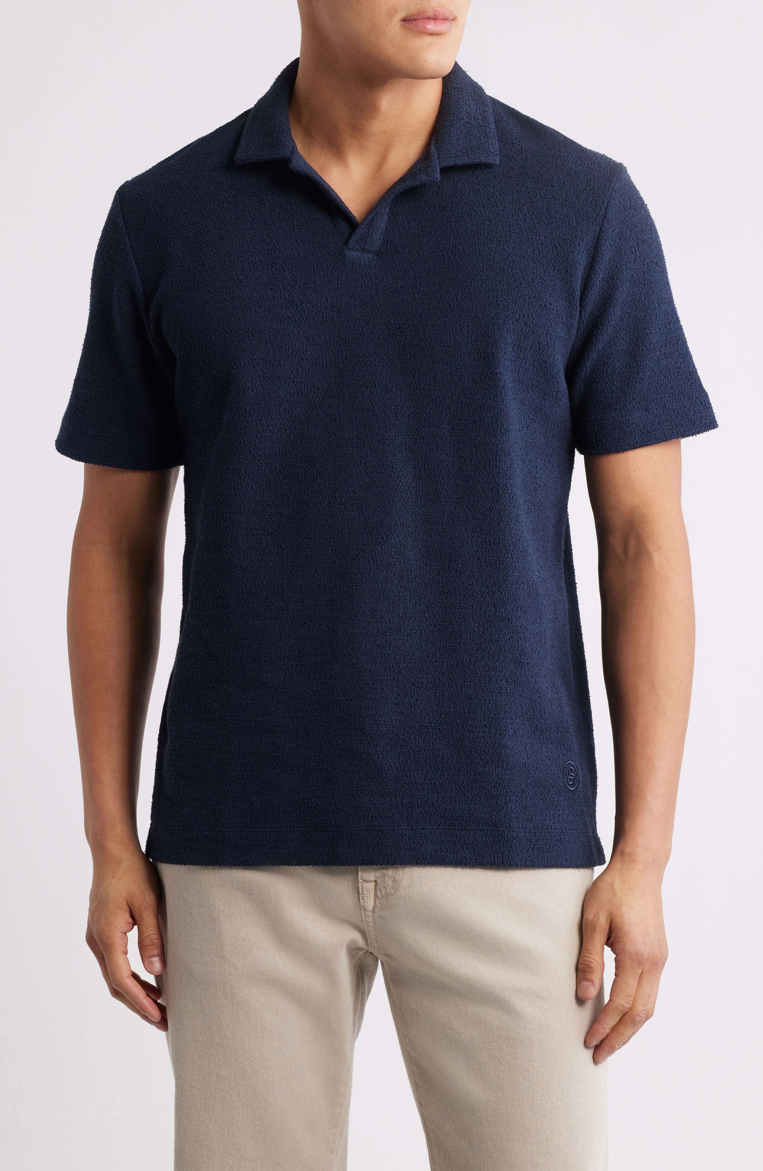 BOSS Pye Johnny Collar Cotton Polo