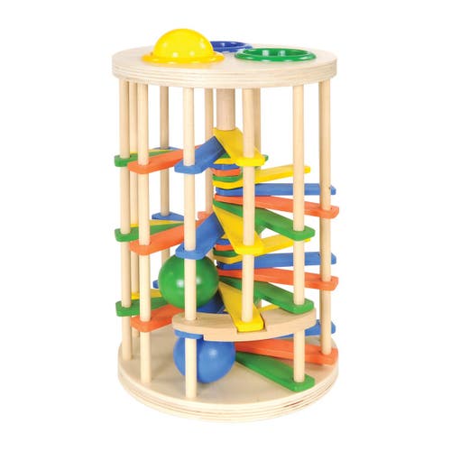 Kaplan Early Learning Company Wooden Spiral Hammer Tower In Multi