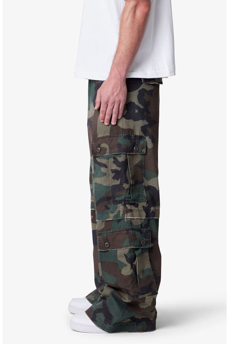 Baggy Rave Cargo Pants, Alternate, color, CAMO