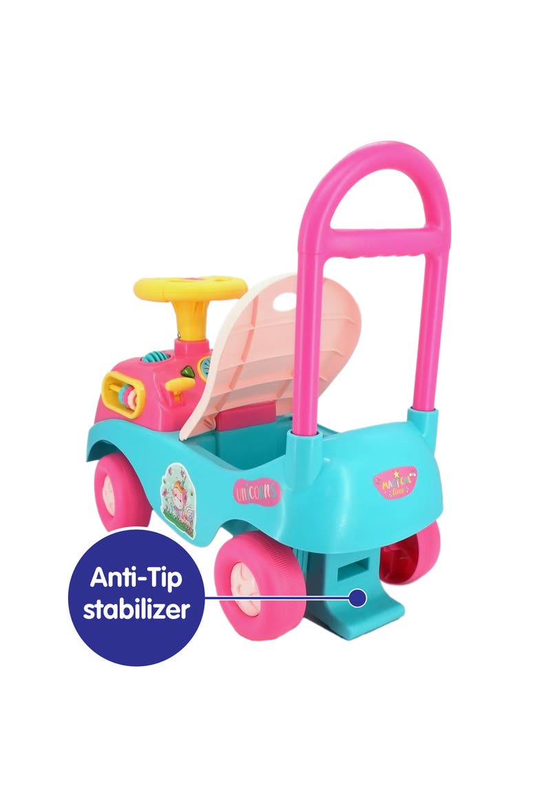 My First Funtime Ride-On Unicorn Vehicle, Alternate, color, Multicolored