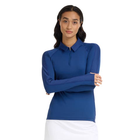 Women's Quarter Zip Polo Shirt