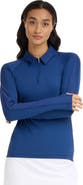 BloqUV Women's Quarter Zip Polo Shirt