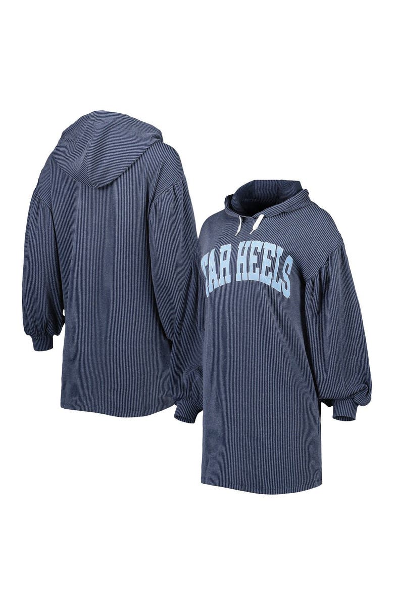 GAMEDAY COUTURE Women's Gameday Couture Navy North Carolina Tar Heels Game Winner Vintage Wash Tri-Blend Dress, Main, color,