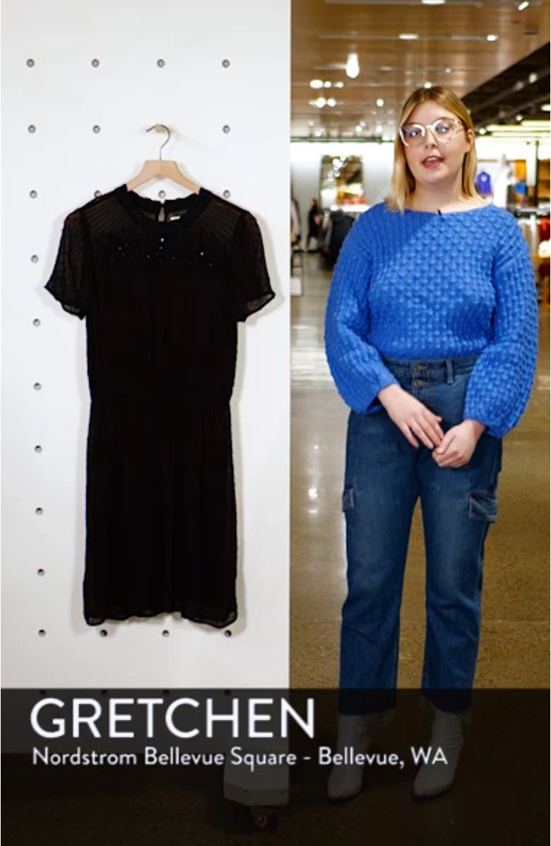 Swiss Dot Blouson Dress, sales video thumbnail