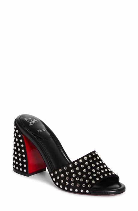 Christian Louboutin Jane Crystal Embellished Slide Sandal