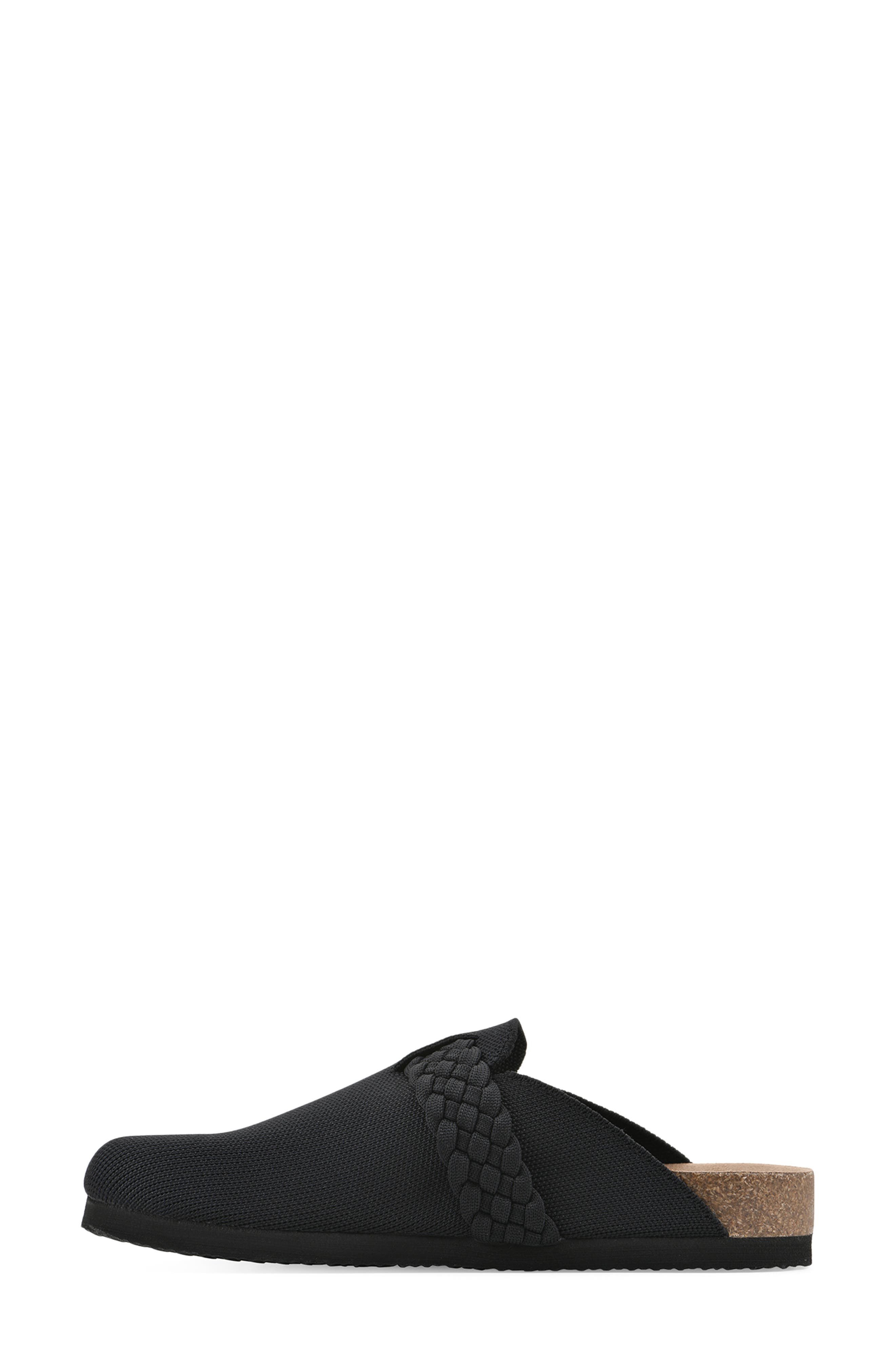 Bistros Platform Clog, Alternate, color, BLACK/ FABRIC