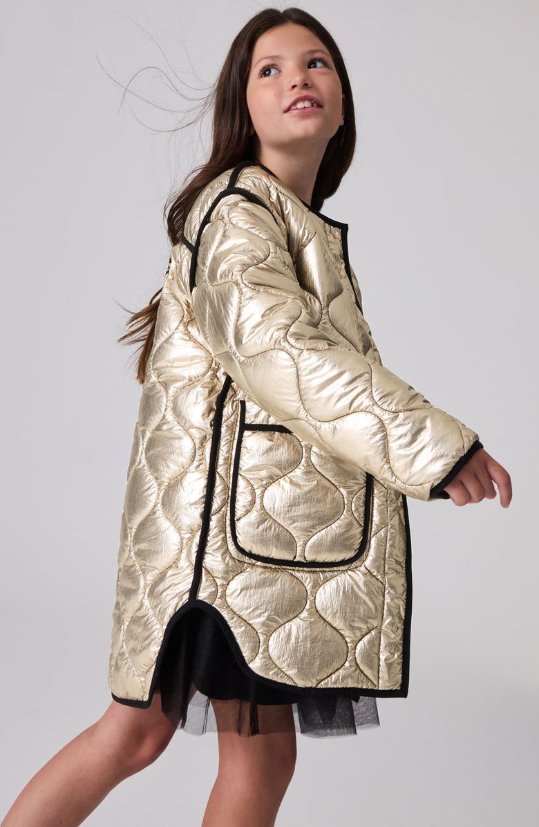 smALLSAINTS by ALLSAINTS Kids' Reversible Quilted Coat, Alternate, color,