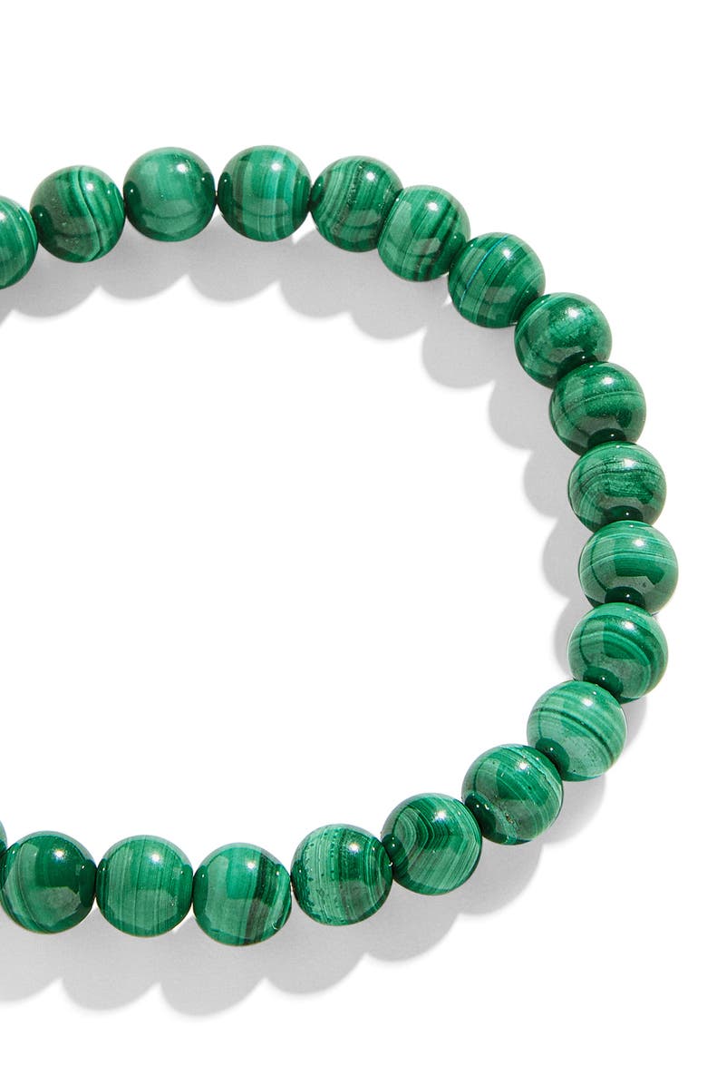 BaubleBar Semiprecious Stone Beaded Stretch Bracelet, Alternate, color, 