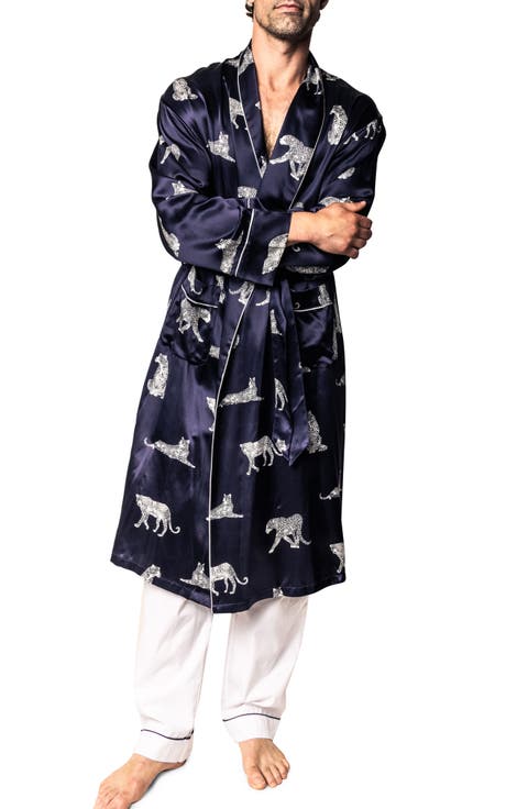 Panthre de Nuit Silk Robe