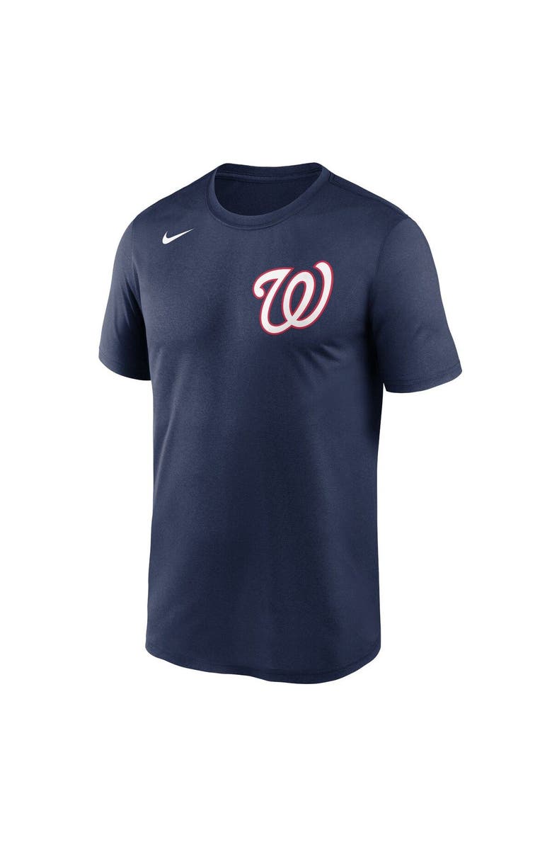 Nike Men's Nike Navy Washington Nationals Wordmark Legend Performance Big & Tall T-Shirt, Alternate, color, Navy