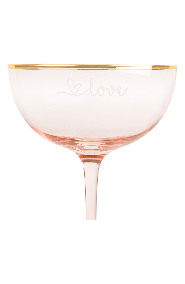 Cathy's Concepts Love Set of 2 Champagne Coupes, Alternate, color, 