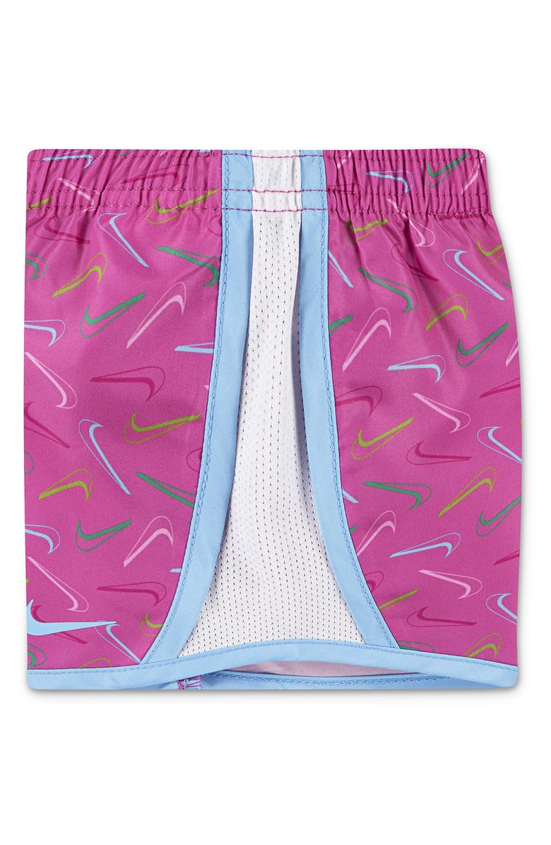 Nike Swoosh Logo T-Shirt & Tempo Shorts Set, Alternate, color, Playful Pink