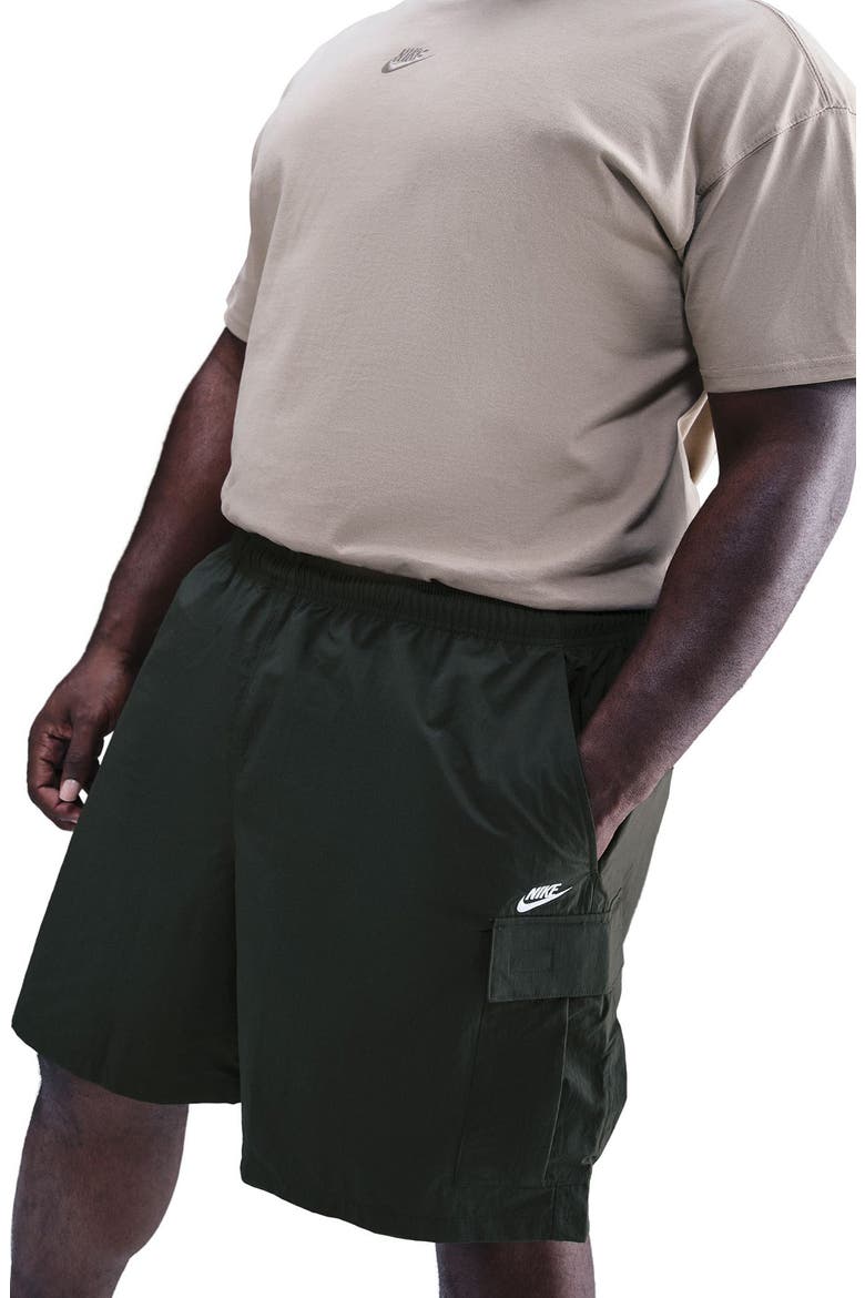Club Utility Shorts, Alternate, color, SEQUOIA/ WHITE