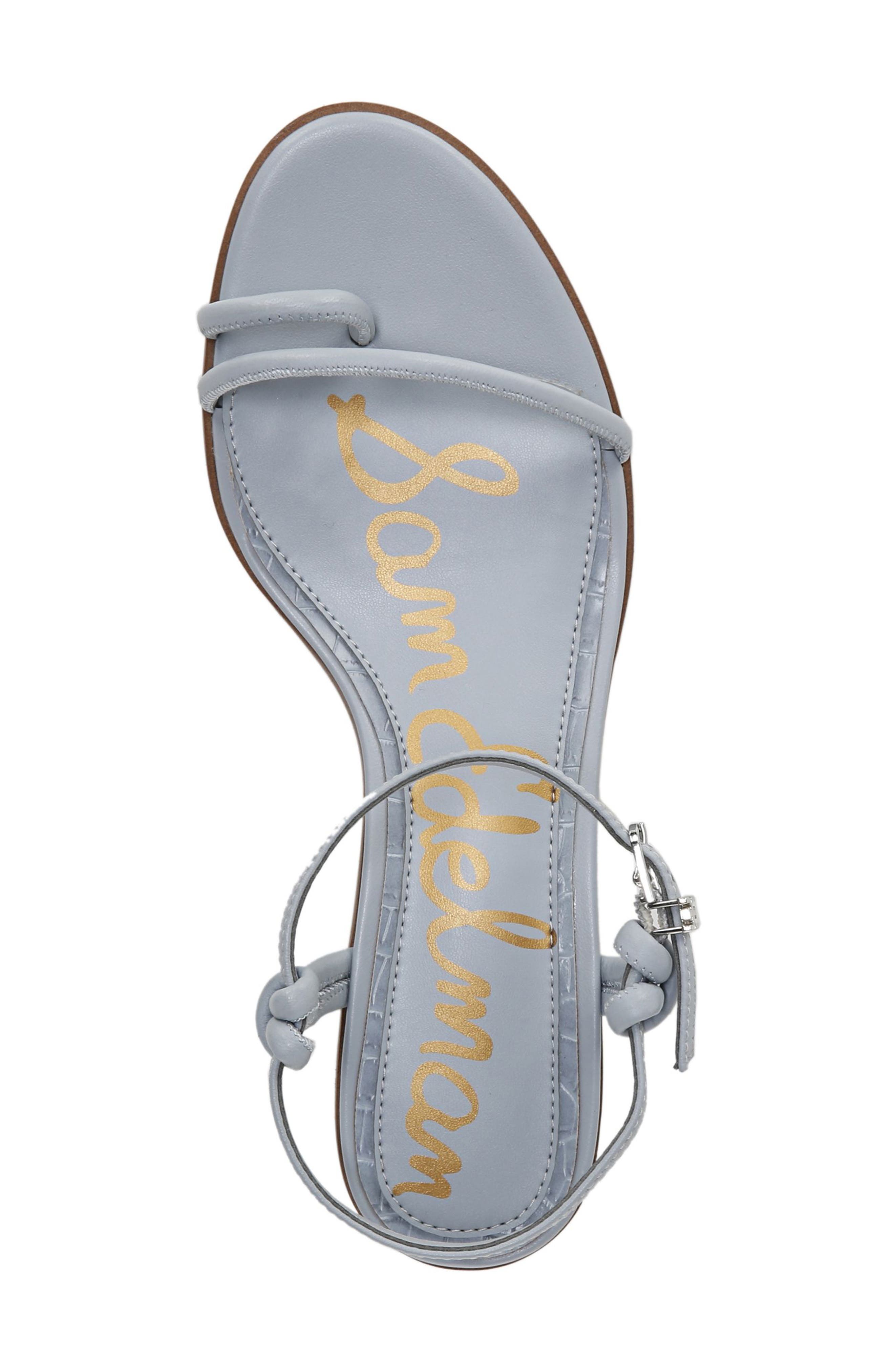 Isle Strappy Sandal, Alternate, color, CLOUD BLUE LEATHER
