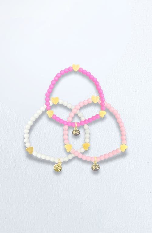 Bits & Bows Hearts Girls' Bracelet Set