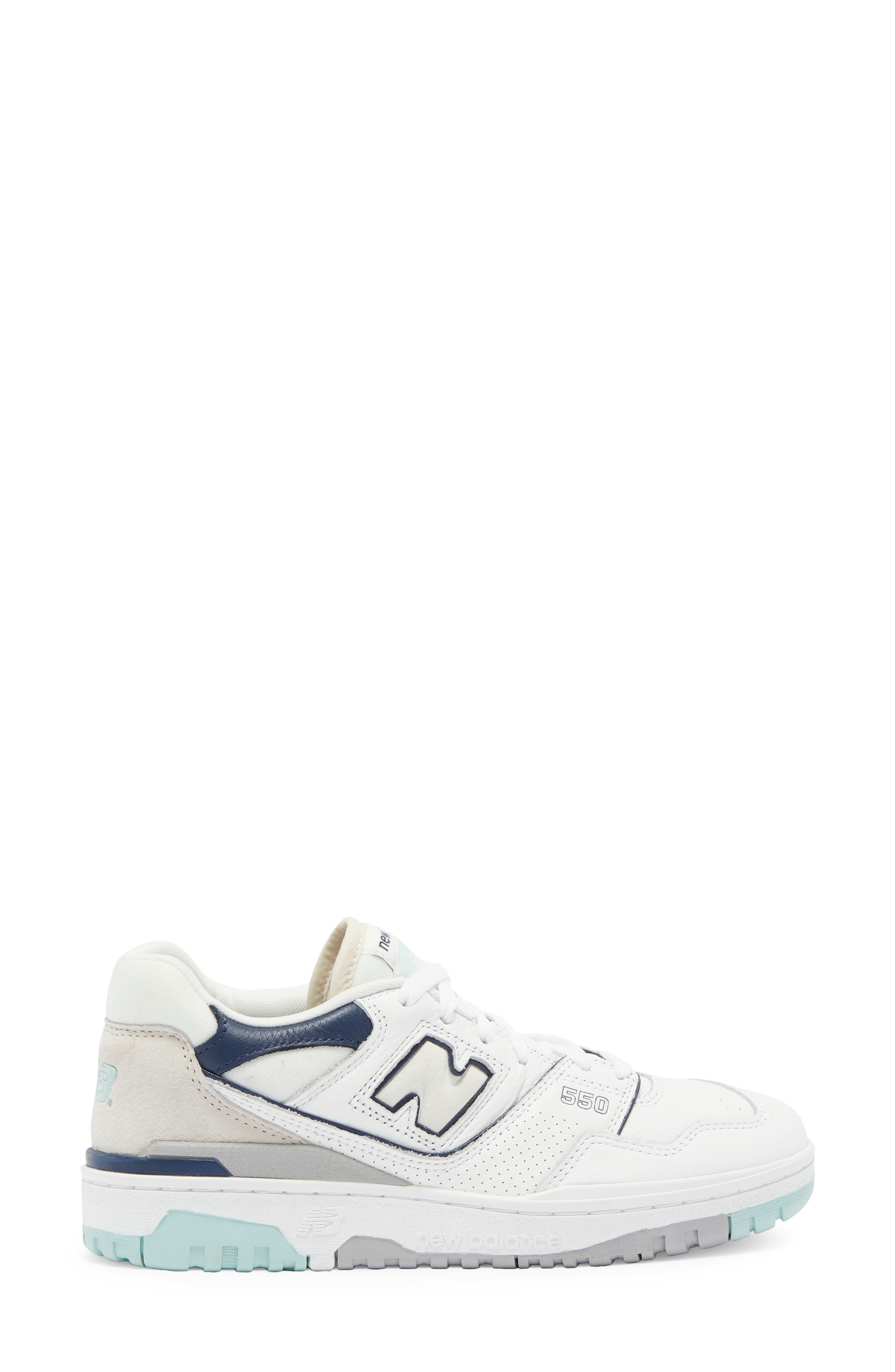 New Balance 550 Basketball Sneaker, Alternate, color, White