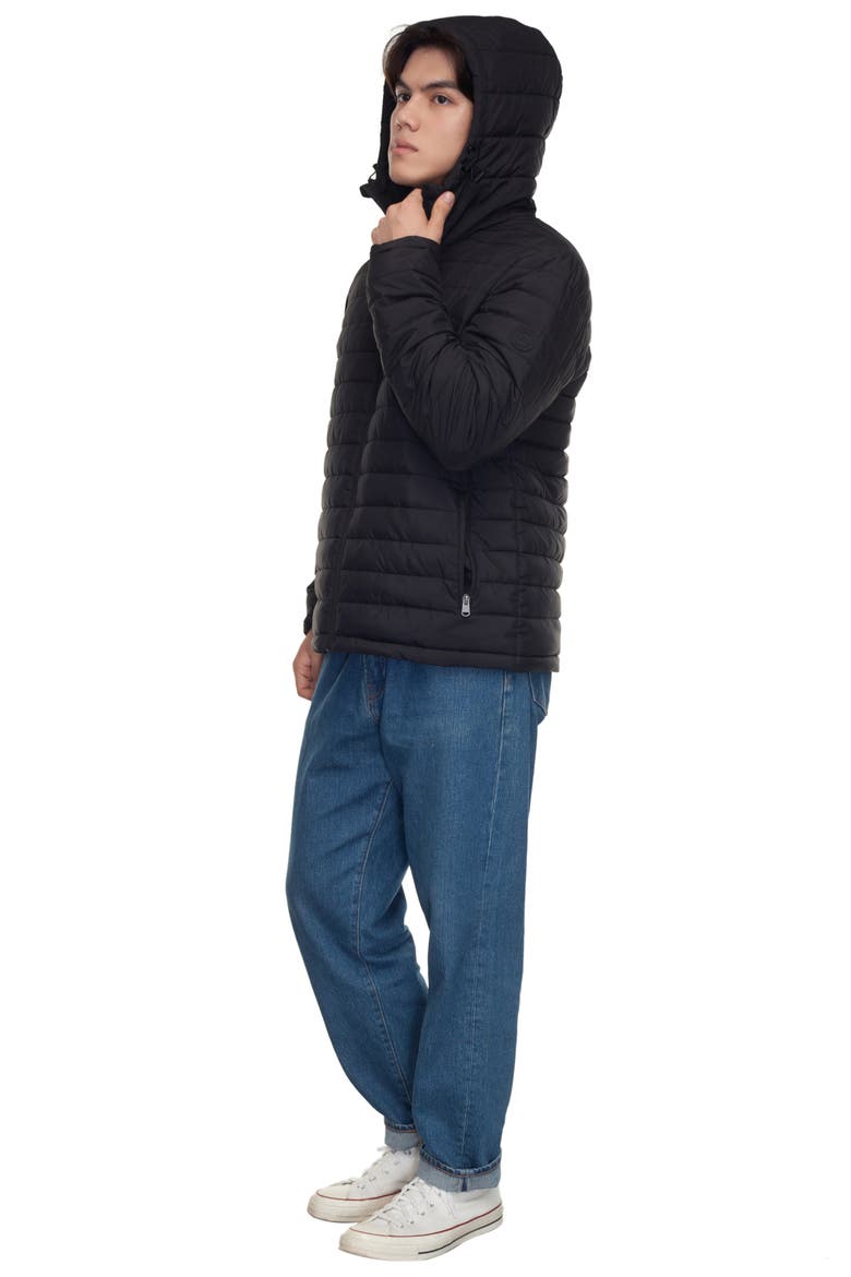 Midweight Puffer Jacket, Alternate, color, Black