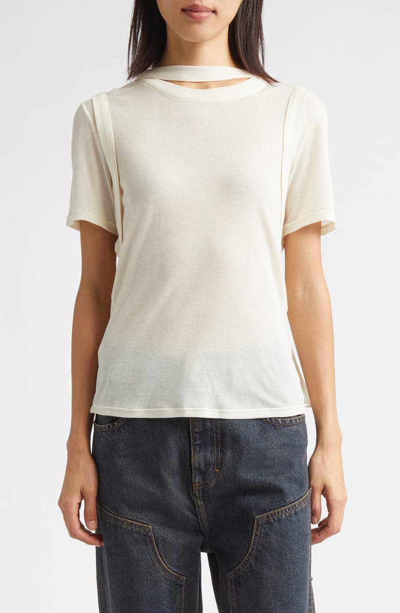 Eckhaus Latta Flip Tee, Main, color, Foam